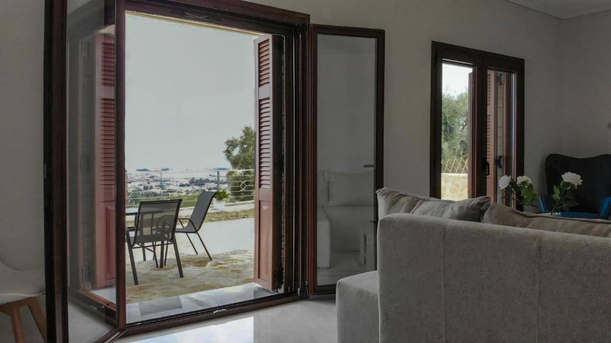 Villa Oliveto con vista Apolpaina Esterno foto